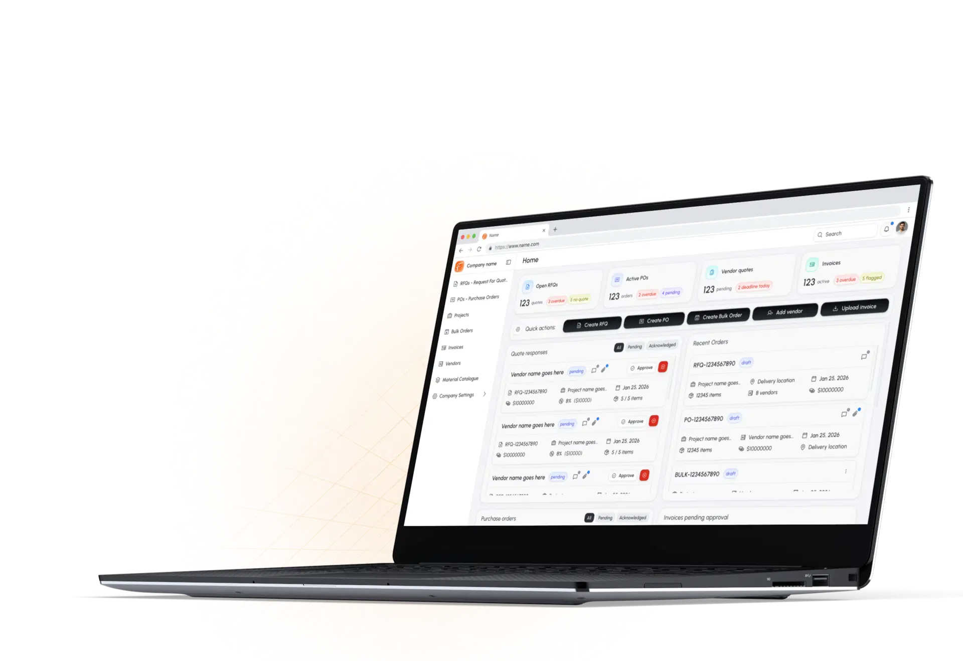 Platform screenshot