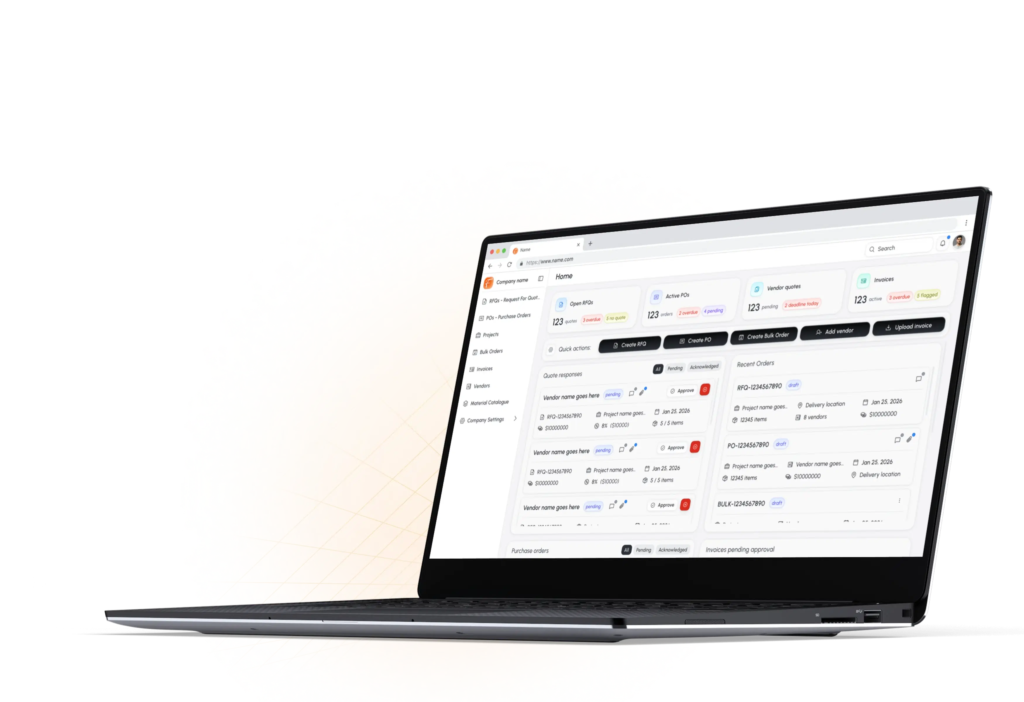 Platform screenshot